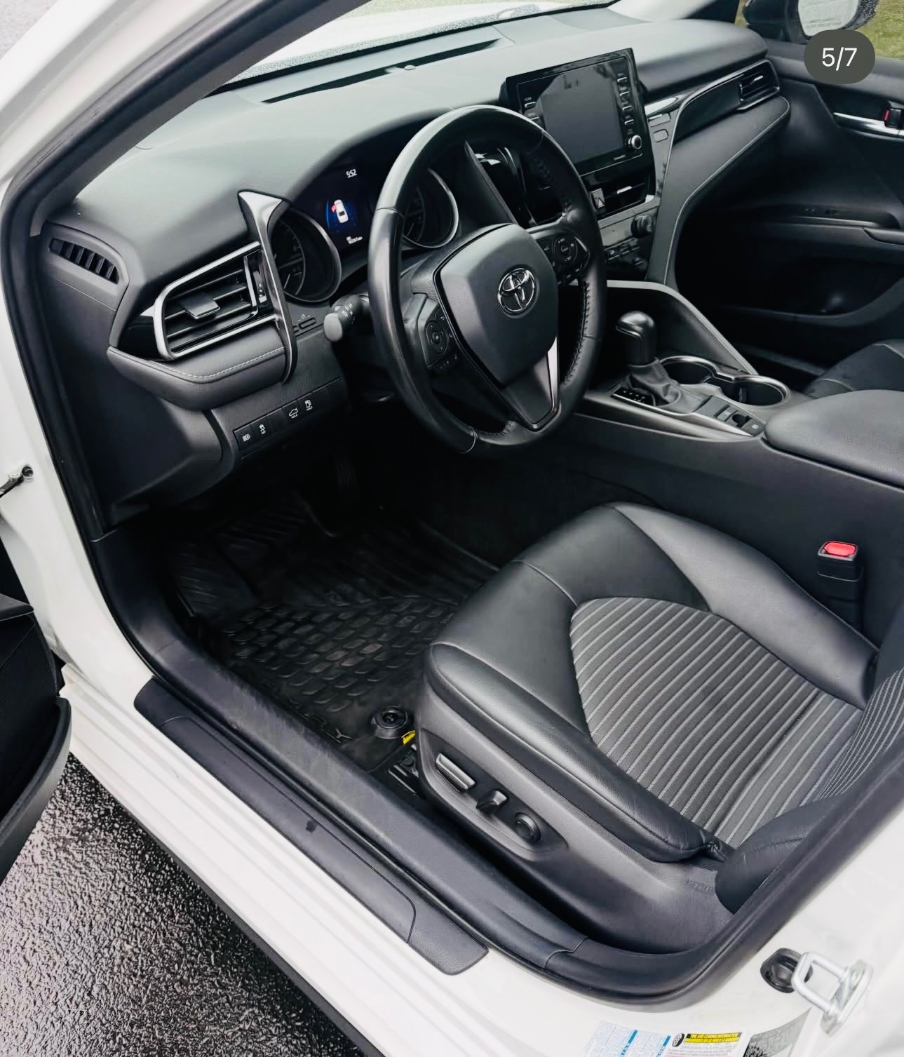 Toyota Camry interior deep clean