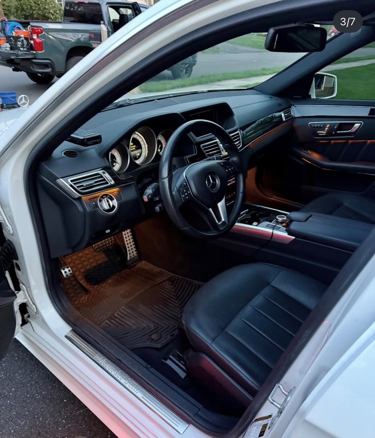 Mercedes-Benz E-Class interior detailing
